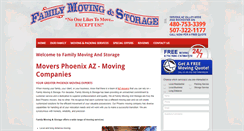 Desktop Screenshot of familymovingandstorage.com
