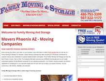 Tablet Screenshot of familymovingandstorage.com